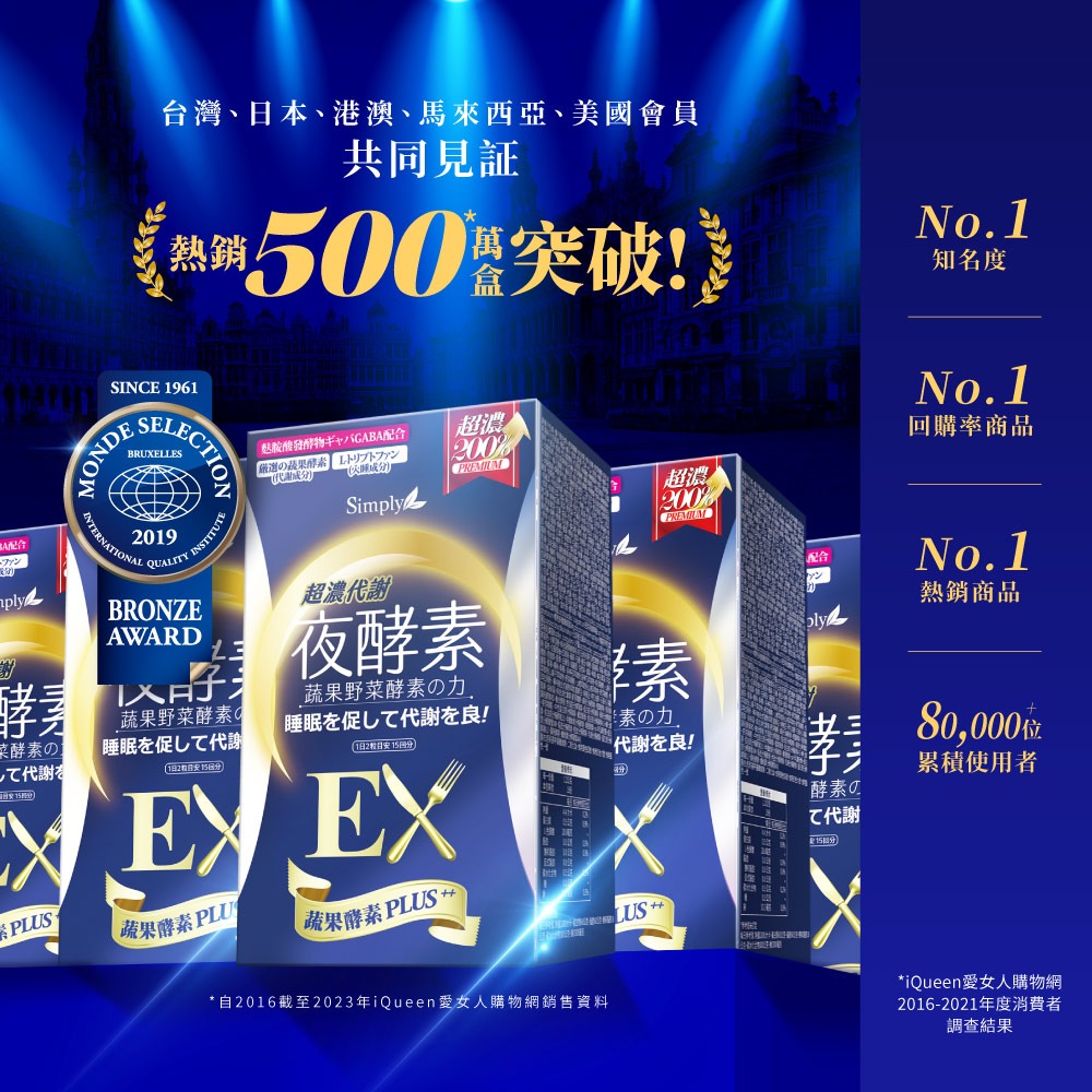 【Simply 新普利】新普利超濃代謝夜酵素錠EX30顆 /夜間代謝酵素升級版 EXP 2028/02/03-細節圖3