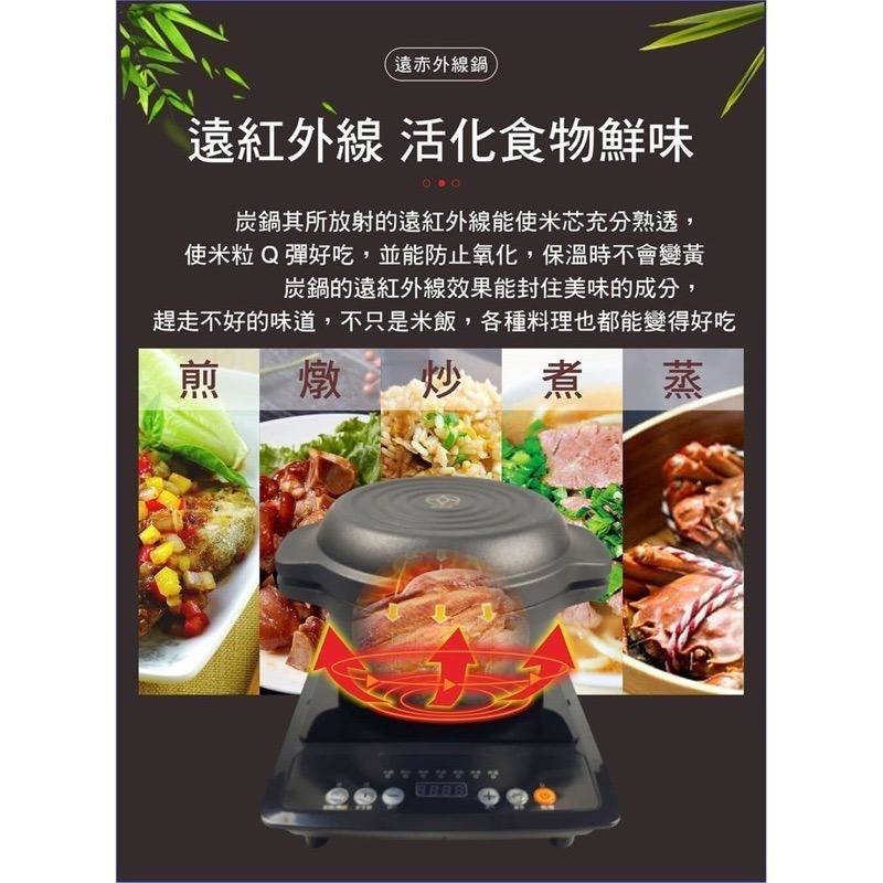【婦樂透】遠紅外線全炭百歲 鍋-24cm原味鍋 24cm湯鍋＋24cm煎鍋 皆附鍋蓋（有貨）-細節圖2