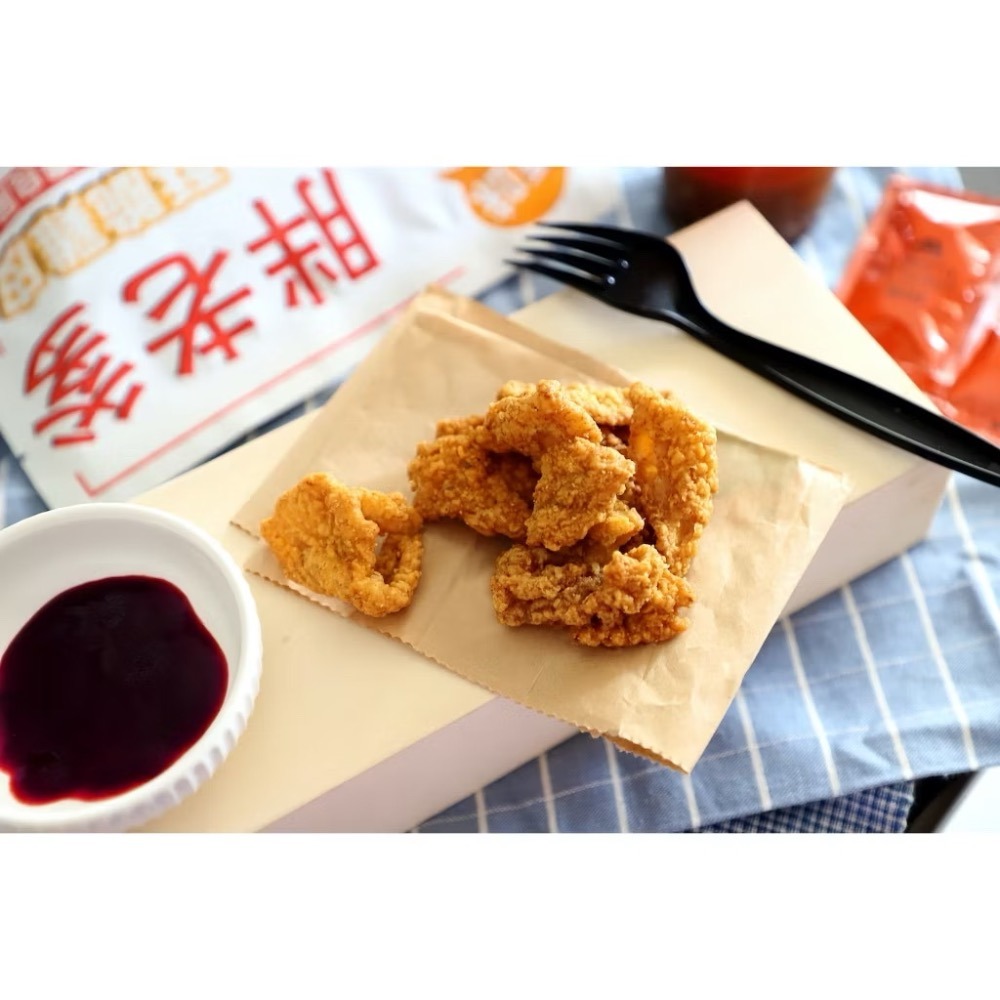 公司貨）胖老爹美式炸雞 酥炸雞皮 原味 辣味蒜片雞皮餅乾追劇美食-細節圖3