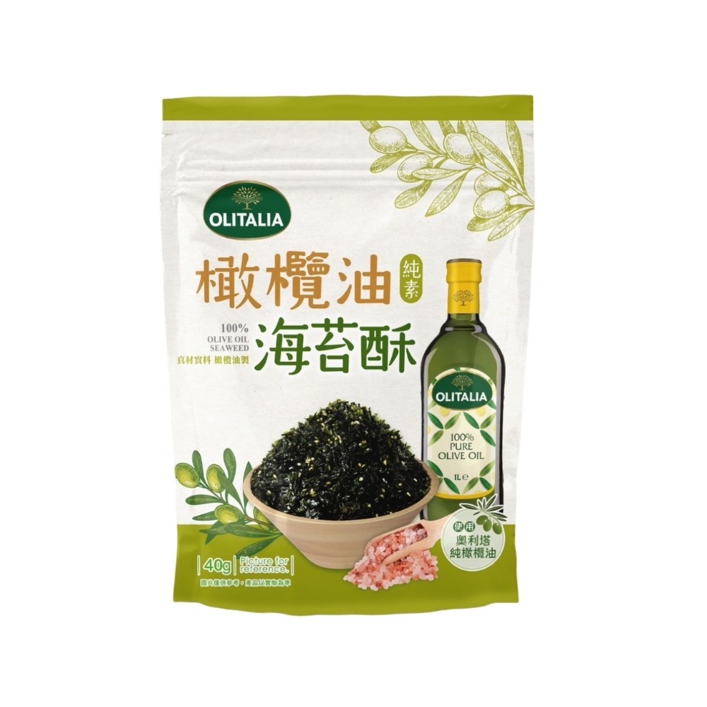 （公司貨）丞果100%純橄欖油海苔 梅子海苔 海苔酥 韓式 飯捲 奧利塔 OLITALIA-細節圖4