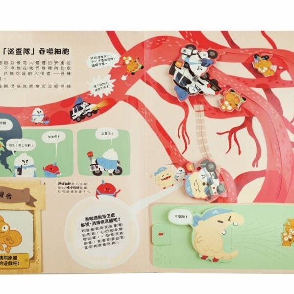 禾流-人體知識立體書-免疫軍團大作戰-細節圖4
