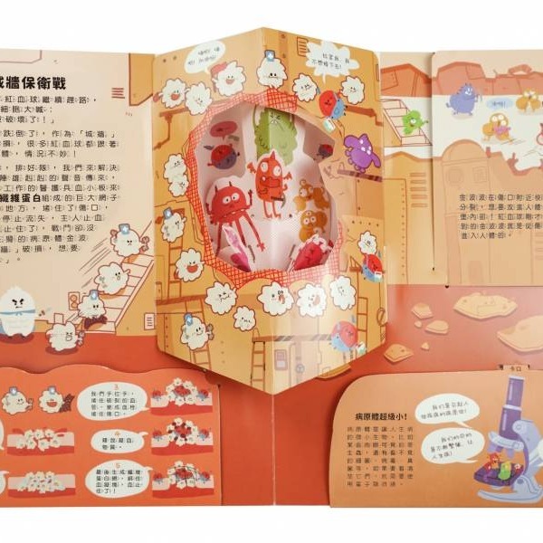 禾流-人體知識立體書-免疫軍團大作戰-細節圖5