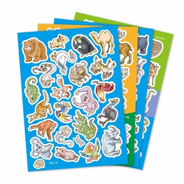 小牛津-恐龍世界貼紙書 77張可重複黏恐龍貼、7款小遊戲點讀版/可愛動物貼紙書~85張可重複黏動物貼、8款小遊戲點讀版-細節圖3