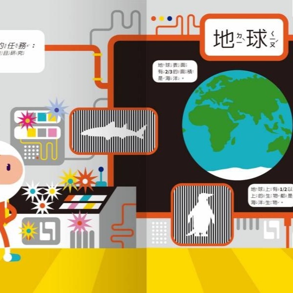 禾流-神奇膠片動畫書-小小潛水員的海洋探險／小小太空人的太空探險-細節圖3