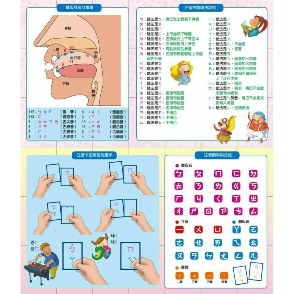 幼福ㄅㄆㄇ拼讀疊疊卡（63張透明拼音卡+10張圖卡+1張注音符號表）鐵盒收納 另有 注音配對遊戲拼音卡ㄅㄆㄇ拼音配對遊戲-細節圖7