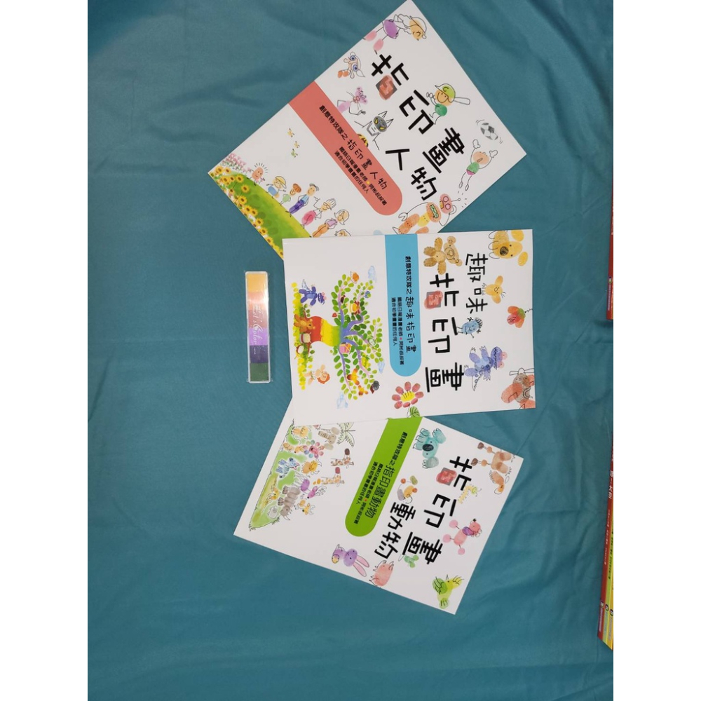 創意特攻隊：指印畫動物 + 趣味指印畫 + 指印畫人物 + 送 6 色印泥無毒可水洗-細節圖8