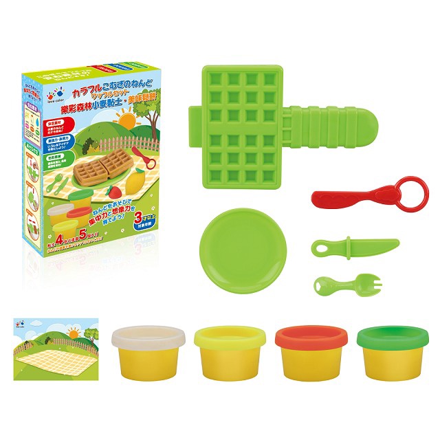 樂彩森林/小麥黏土-美味壽司、快樂動物園、甜蜜冰棒、農場花園、美味鬆餅、恐龍世界 單款-細節圖5