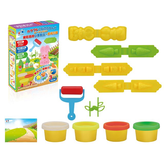 樂彩森林/小麥黏土-美味壽司、快樂動物園、甜蜜冰棒、農場花園、美味鬆餅、恐龍世界 單款-細節圖6