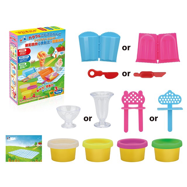 樂彩森林/小麥黏土-美味壽司、快樂動物園、甜蜜冰棒、農場花園、美味鬆餅、恐龍世界 單款-細節圖7