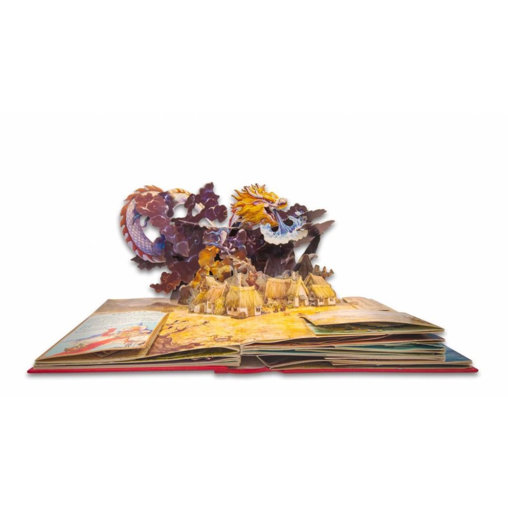 ［現貨］禾流/ 傳說十二生肖 超過300個立體彈跳零件X600多道工序+青林 大鬧天宮 西遊記立體書 兩立體書巨作-細節圖3