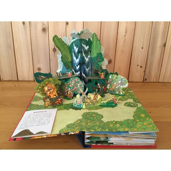 ［現貨］禾流/ 傳說十二生肖 超過300個立體彈跳零件X600多道工序+青林 大鬧天宮 西遊記立體書 兩立體書巨作-細節圖7