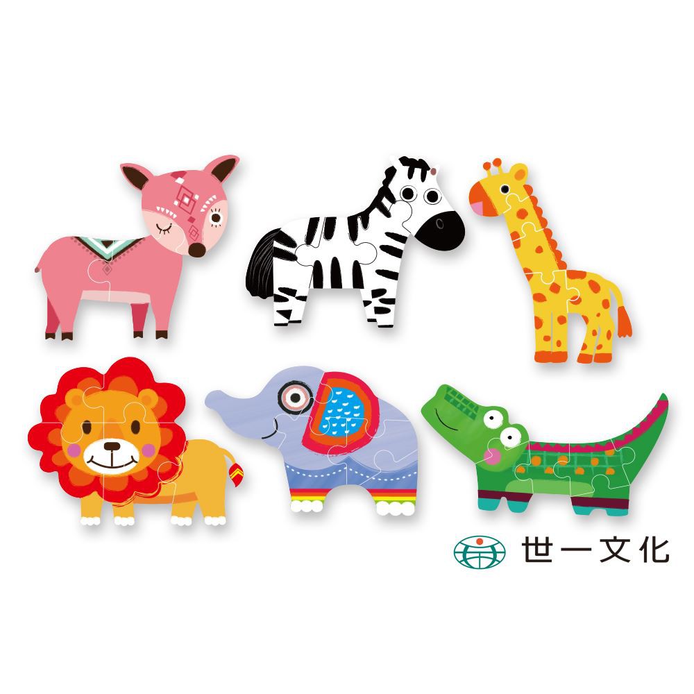 世一/鐵盒木製拼圖-海洋動物、草原動物、昆蟲世界、交通工具、交通工具2 單款-細節圖7