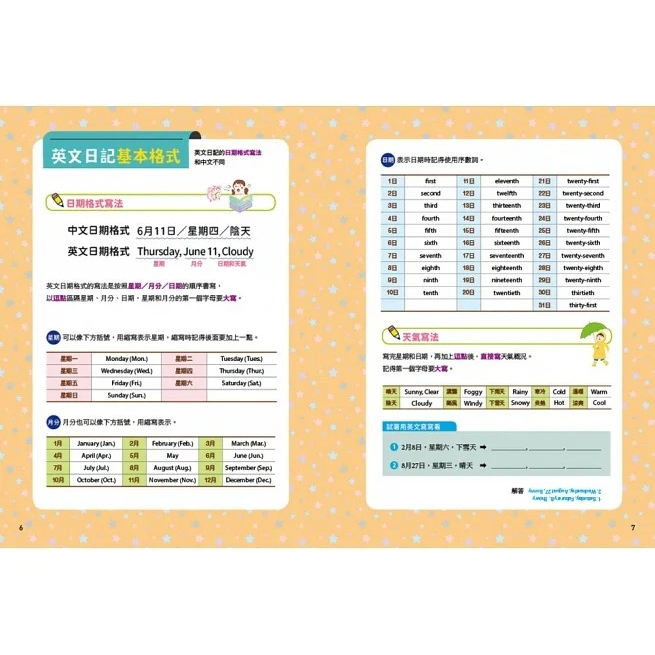 采實/小學生的英文日記：每天10分鐘一日一寫，100則問答練習式作文，讓孩子自然開口說、動手寫，提升英文寫作力╳創造力╳-細節圖6