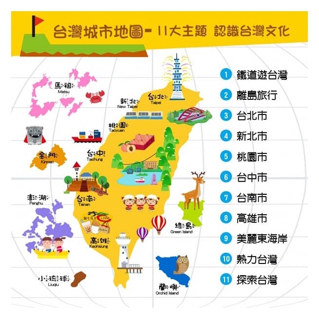 幼福/世界動物地圖小手點讀英文單字有聲書(中英雙語)、台灣城市地圖小手點讀知識百科有聲書(中英雙語)單本賣場-細節圖4