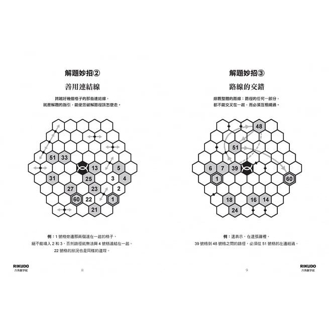 和平國際/RIKUDO六角數字蛇：新符號、新規則、新數字邏輯遊戲，6大難度級別，挑戰你的思考極限！-細節圖4