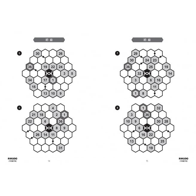 和平國際/RIKUDO六角數字蛇：新符號、新規則、新數字邏輯遊戲，6大難度級別，挑戰你的思考極限！-細節圖5