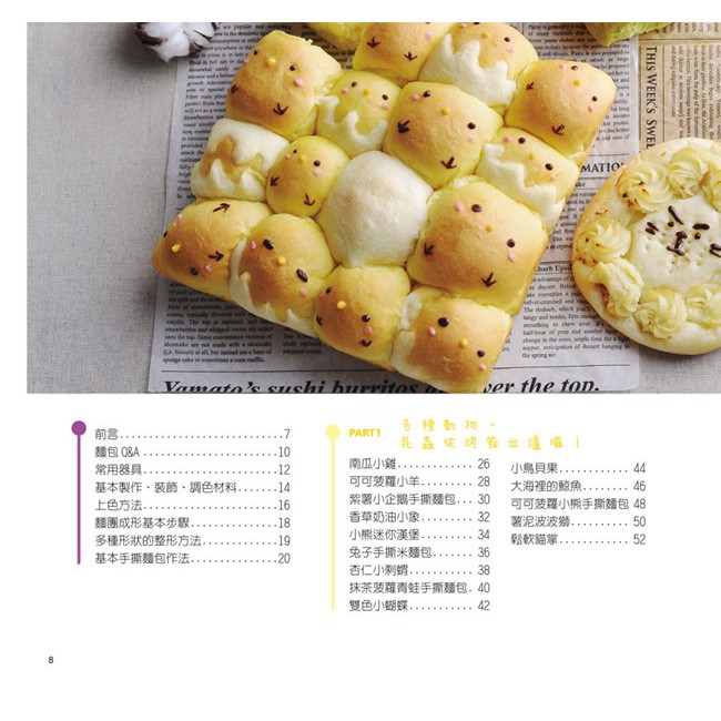 和平/鬆軟餡多！手撕方造型麵包（隨書附贈：方形不沾烤模）-細節圖2