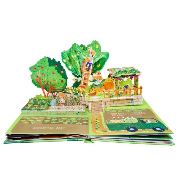 禾流【讓孩子從此愛上吃飯不挑食立體書】POP-UP FOODIE(3冊)-細節圖4