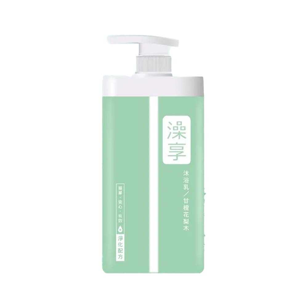 澡享 天然沐浴乳1000ml (牡丹小蒼蘭/玫瑰風信子/紫藤月光花/白茶/甘橙花梨木/雪松白麝香)-規格圖1