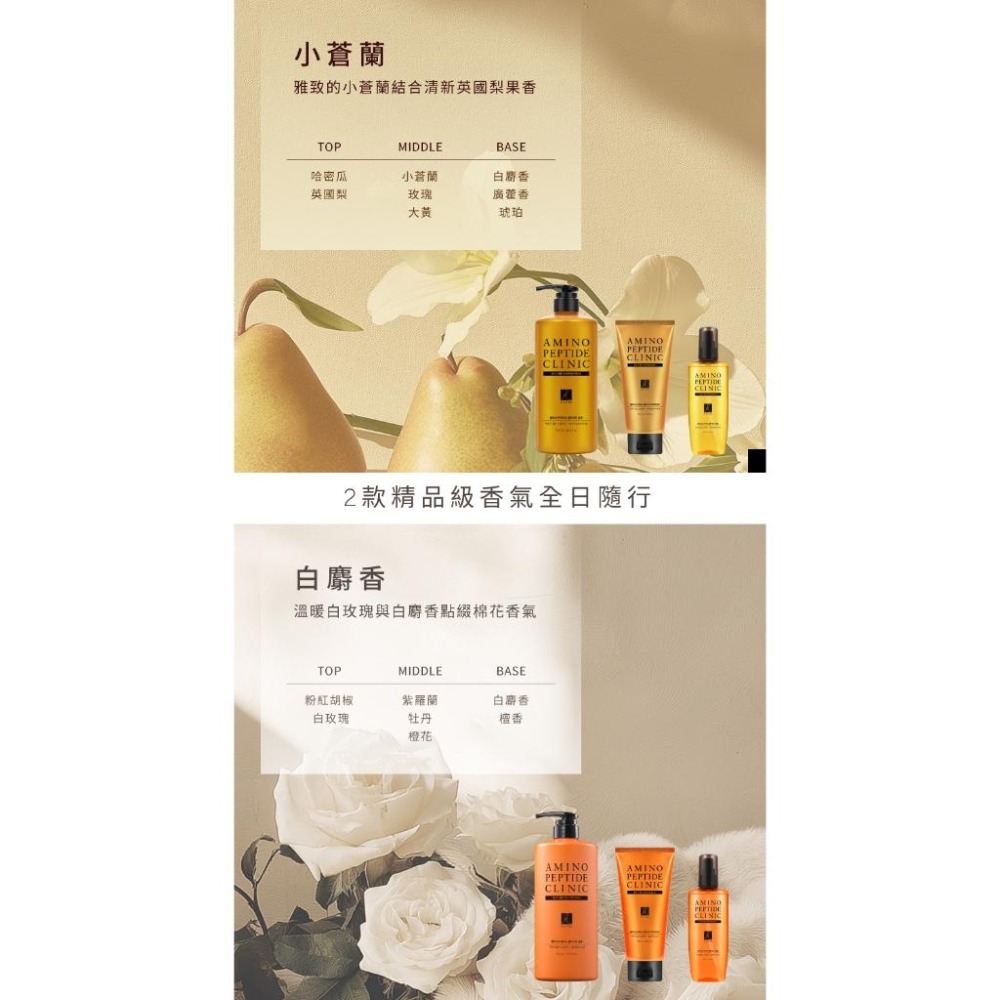 ELASTINE 伊絲婷 胺基酸修護超導滲透洗髮精 950ml 白麝香/小蒼蘭 超商限4瓶-細節圖4
