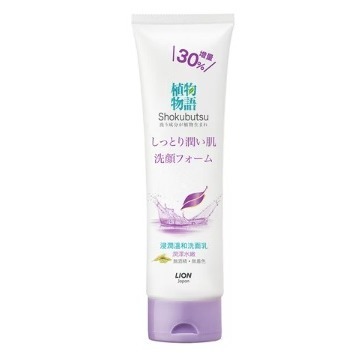 獅王 LION 植物物語 洗面乳130g 浸潤溫和/清爽明亮/淨膚調理/深層潔淨-規格圖5