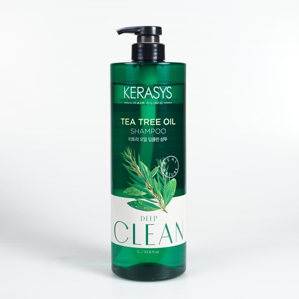 【全新包裝】韓國 Kerasys 可瑞絲 洗髮精 1000ml 椰子油光澤/茶樹清爽/摩洛哥堅果油-細節圖2