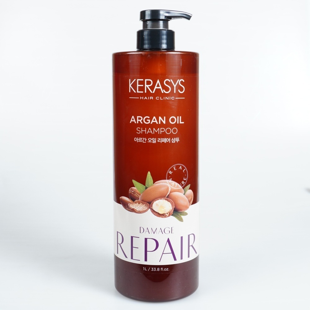 【全新包裝】韓國 Kerasys 可瑞絲 洗髮精 1000ml 椰子油光澤/茶樹清爽/摩洛哥堅果油-細節圖3
