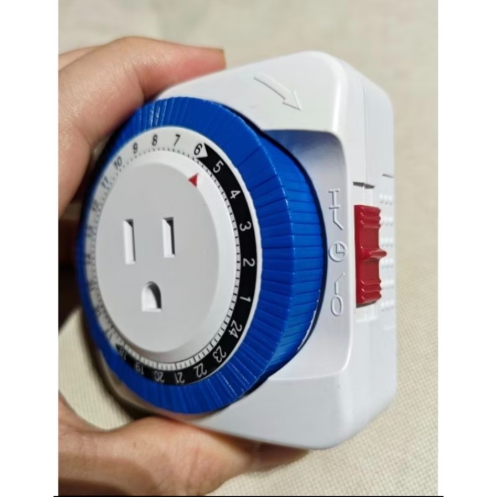羅賓水族 機械式定時器 24小時控制啟閉燈具或電器-細節圖2