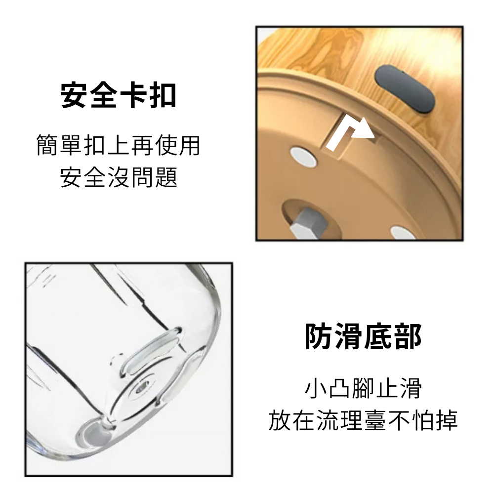 【PinGeLife.】Photefic木質感電動蒜泥器 蒜頭攪碎機 食物料理機 剝蒜神器 副食品調理機 自動料理機-細節圖8