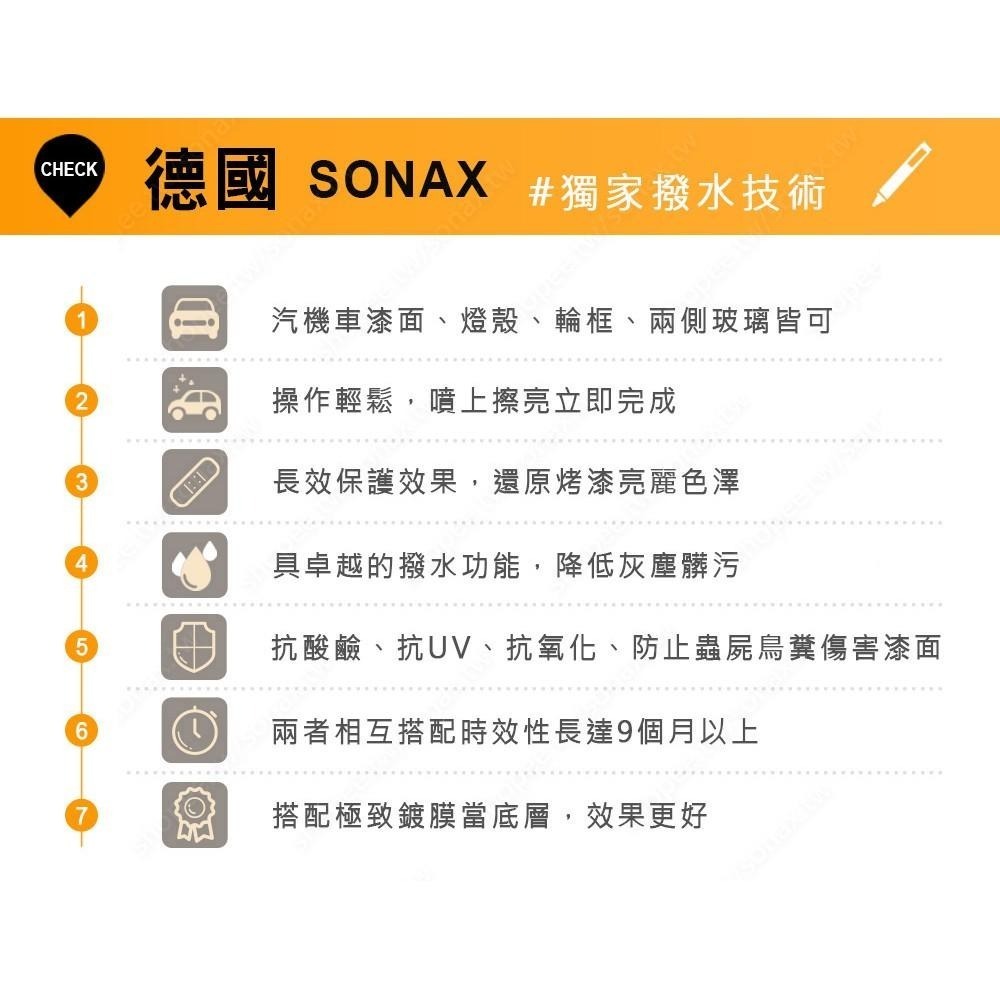【SONAX】 PSN極致鍍膜+BSD超撥水鍍膜750ml 鍍膜美容組  鍍膜維護劑 輪框鍍膜 0失敗鍍膜 DIY推薦-細節圖4
