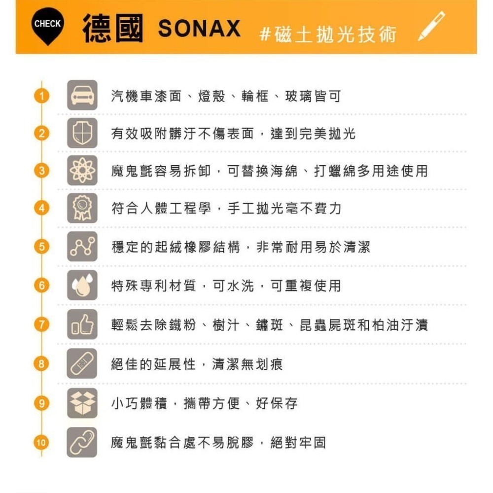 【SONAX】 磁土拋光球-細節圖3