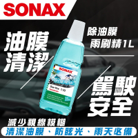 【SONAX】 除油膜雨刷精1L