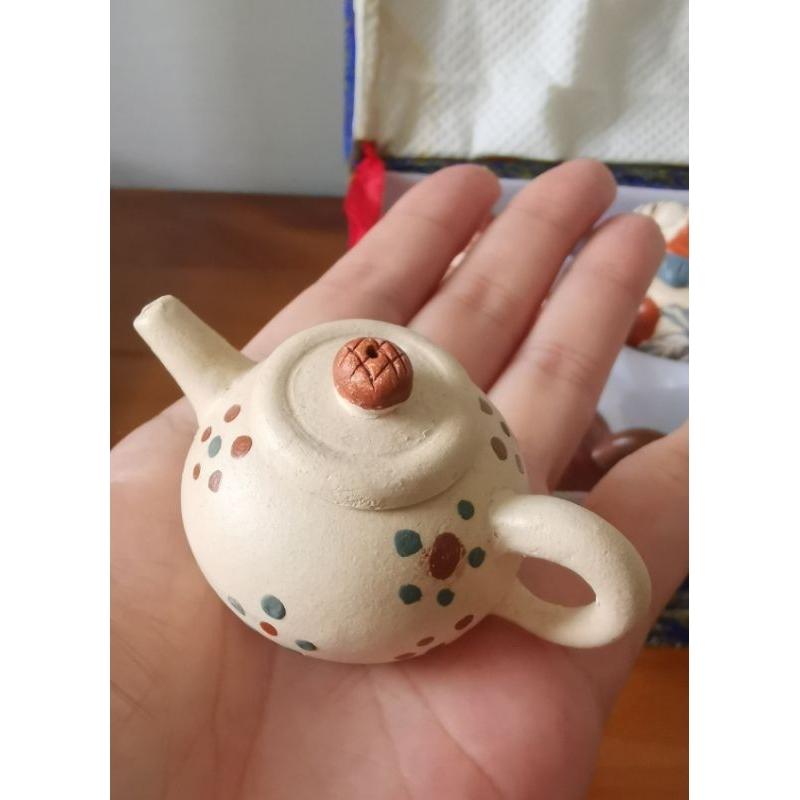 中國宜興旅遊紀念品，八個小茶壺-細節圖2