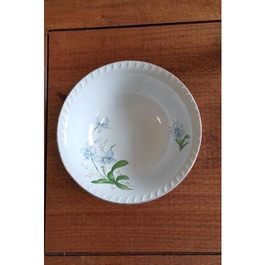 絕版大同瓷器中式湯盆兩個，海芋和蝴蝶蘭圖案-細節圖6