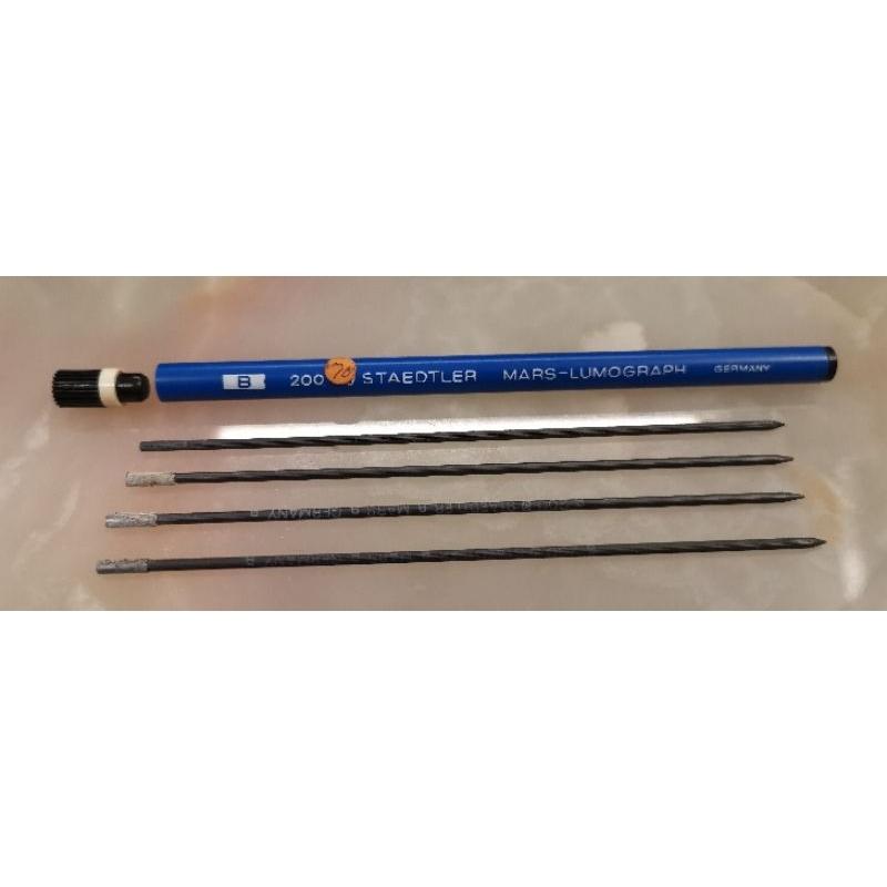 二手文具組合，STAEDTLER工程用鉛筆兩支+各種筆芯15支，一起出售-細節圖7