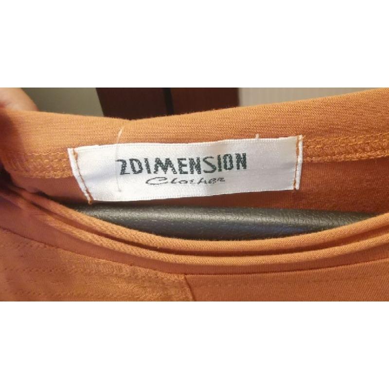 全新女士衣物，吊牌未剪，咖啡色圓領短袖可愛動物圖案上衣，適合尺寸L到XL-細節圖5