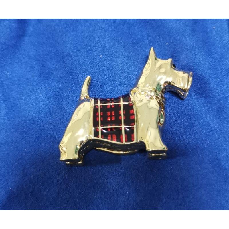 Vintage老時光，雅詩蘭黛香膏盒雪納瑞造型-細節圖2