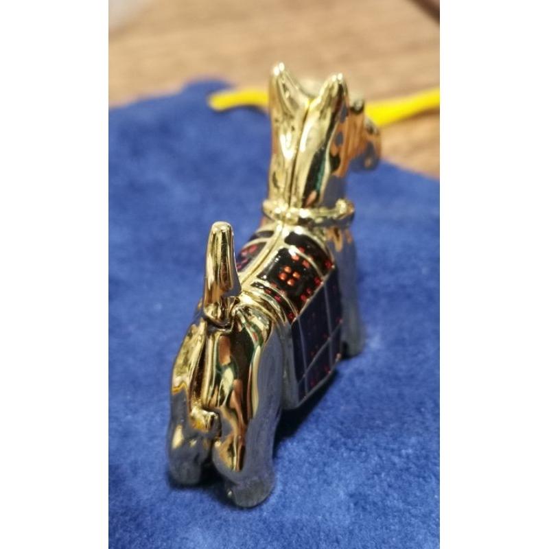 Vintage老時光，雅詩蘭黛香膏盒雪納瑞造型-細節圖4