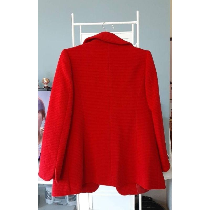 代友出售/全新女士正紅色IRIS 80%羊毛冬季外套，尺碼L號-細節圖2