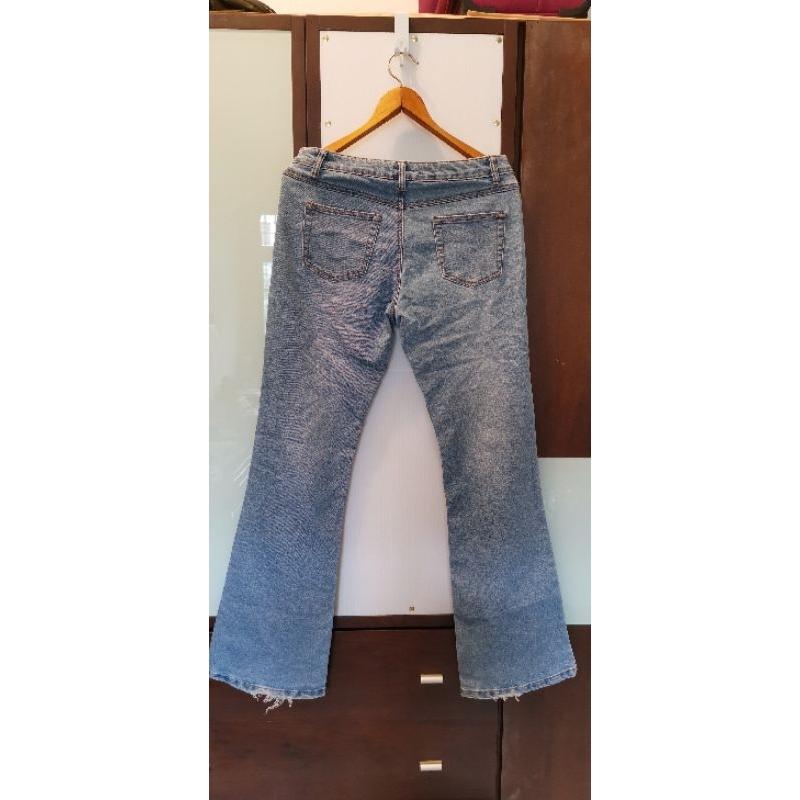 二手女士牛仔褲，DACCORD小喇叭長褲-細節圖3