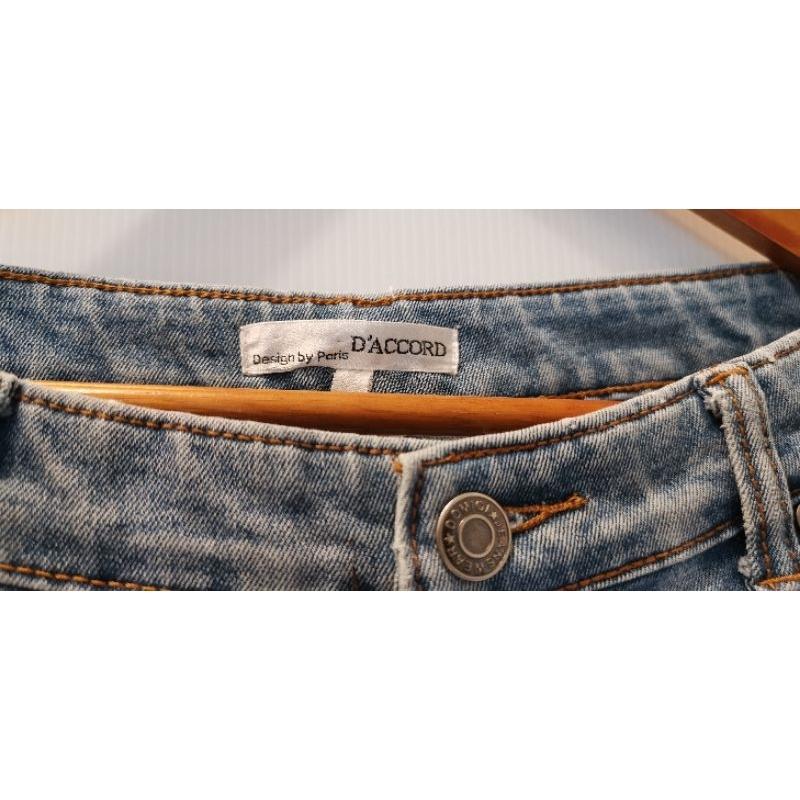 二手女士牛仔褲，DACCORD小喇叭長褲-細節圖4