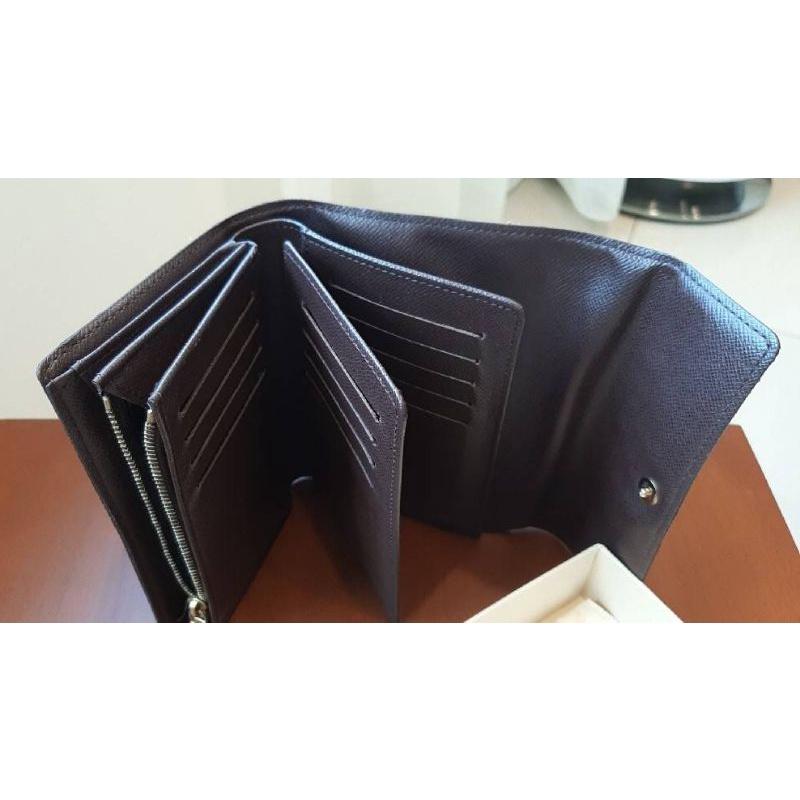 二手絕版精品皮夾，Louis Vuitton棋盤系列，少見大容量卡槽-細節圖6