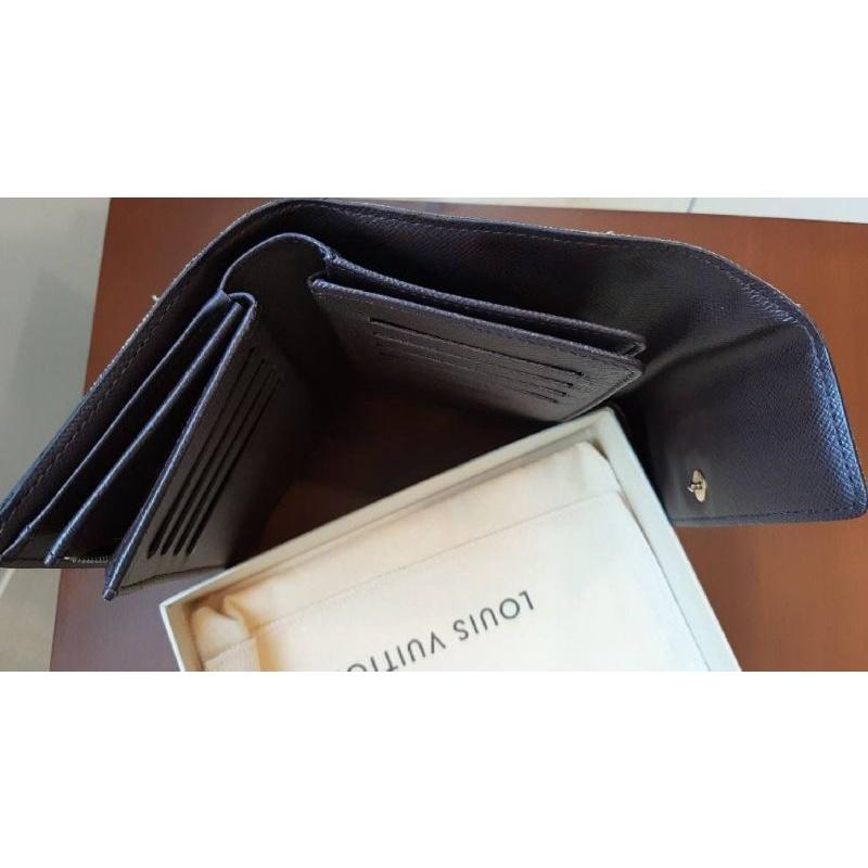 二手絕版精品皮夾，Louis Vuitton棋盤系列，少見大容量卡槽-細節圖8