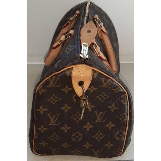代友出售/二手精品包，Louis Vuitton Monogram Speedy 30-細節圖3