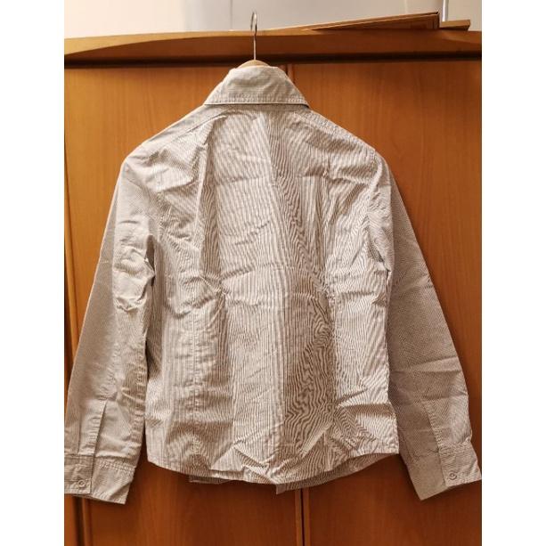 二手JS Just Miss女士長袖細直條紋襯衫，尺碼40號-細節圖2