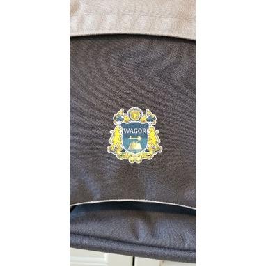 全新品，臺中葳格高中書包，側揹郵差包-細節圖3