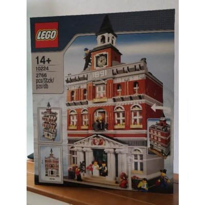 限面交自取！全新品，八角尖尖！LEGO 10224街景系列市政廳