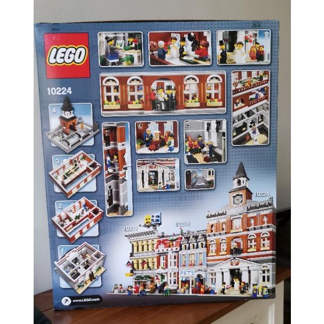 限面交自取！全新品，八角尖尖！LEGO 10224街景系列市政廳-細節圖2