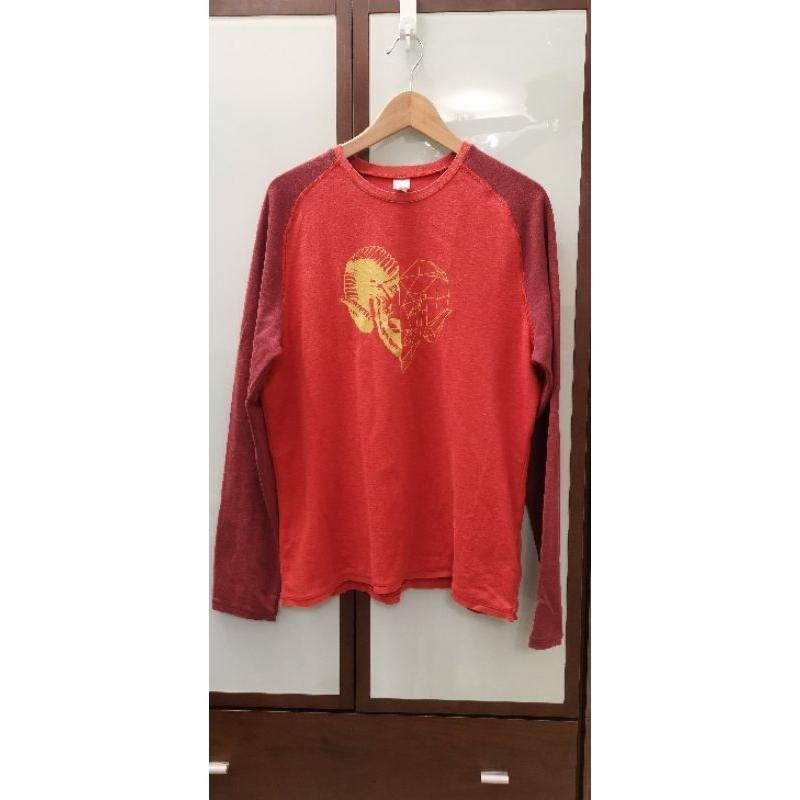 二手衣，迪卡儂女士圓領長袖XL碼T恤兩件一起賣，只要50塊！有瑕疵-細節圖2