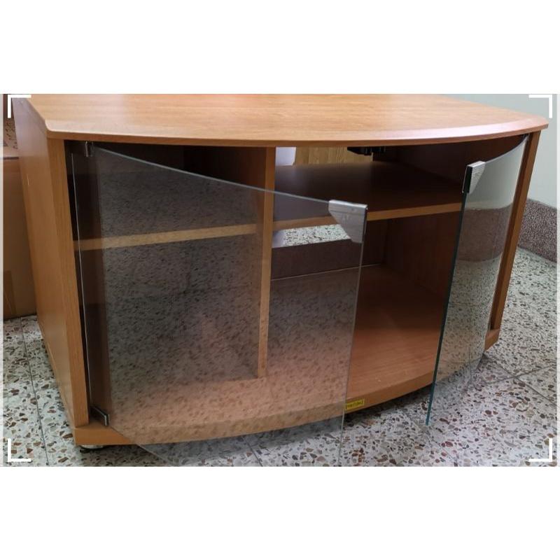 限上門自取！二手木作視聽設備收納櫃一個-細節圖2